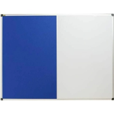 Bi-Office Textilní a magnetická tabule Bi-Office, 90 x 120 cm 34580