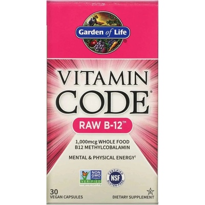 Garden of Life Vitamin Code RAW B12 1000 mcg 30 kapsúl