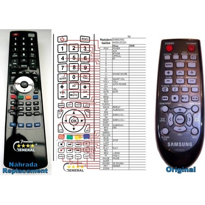 GENERAL SAMSUNG AH59-02532A - съвместимо дистанционно управление на марката General (AH59-02532A)