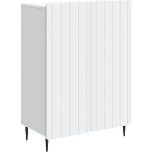 vidaXL Служебен шкаф Бяло 66 x 34, 5 x 92 см Инженерна дървесина (894355)