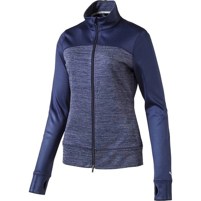 Puma golf Colorblock Full Zip modrá