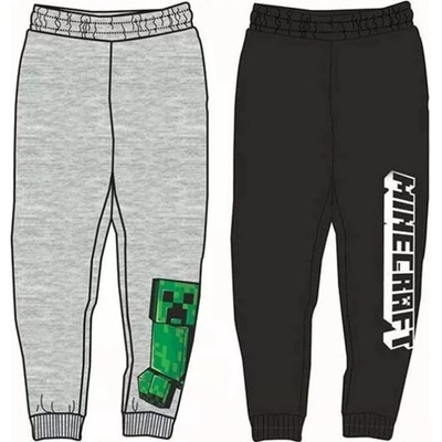 MINECRAFT chlapecké tepláky šedé