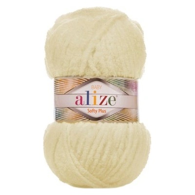Alize příze Softy Plus 62 krémová