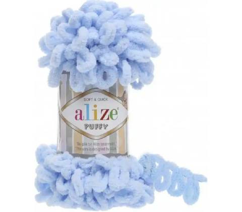 Alize Puffy modrá 183