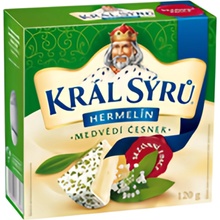 Král Sýrů Hermelín Sezónní Medvědí česnek 120g