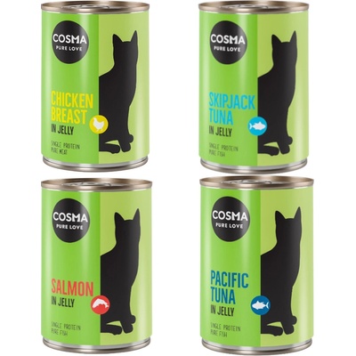 Cosma Original v želé mix 4 druhy 6 x 400 g
