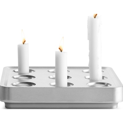 Born in Sweden Свещник Stumpastaken полиран алуминий S (7340170-6)