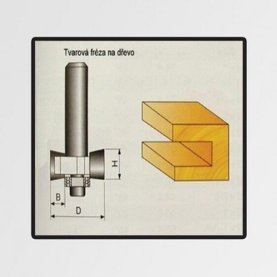 Trebor Fréza tvarová do dreva 32x9,4x8mm