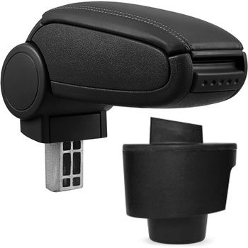 Pro. tec Seat IBIZA 4 (6J) подлакътник, черен, еко кожа