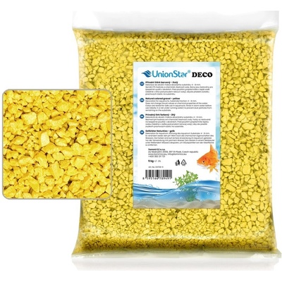 UnionStar štěrk Deco světle žlutý 5 kg