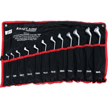 Kraft & Dele Očkové kľúče v textilnom obale 6-32 mm sada 12ks KD10939