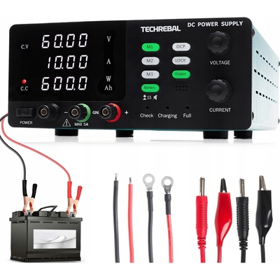 Laboratorní napájecí zdroj Techrebal 7FBA-659A8 600 W, 0-10 A, 0-60 V