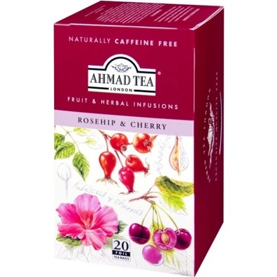 Ahmad Tea Šípek a třešeň 20 x 2,5 g