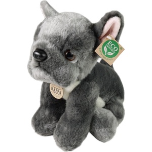 Rappa Плюшена играчка Rappa Еко приятели - Сив френски булдог, седящ, 26 cm (208926) - baby