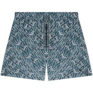 Giorgio Armani Бански гащета Emporio armani EM000688_AF20442 swimming shorts - Blue (Diagonal Logo Olive)