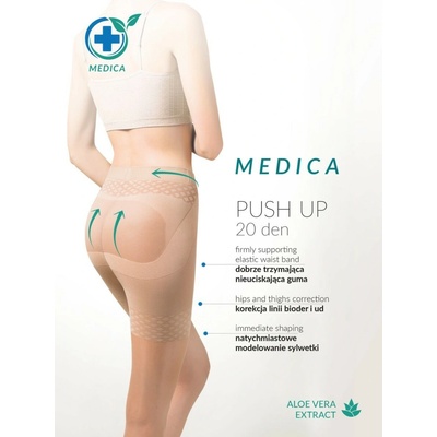 Gabriella MEDICA PUSH UP punčochové kalhoty 20 DEN sobolí