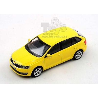 Abrex Škoda Rapid Spaceback 2013 Žlutá sprint 1:43