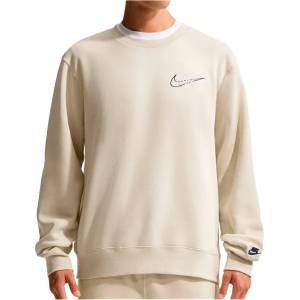 Nike Мъжки пуловер Nike Club BB Crew CTB Jumper - Light Khaki / Obsidian (017-4500-0111)