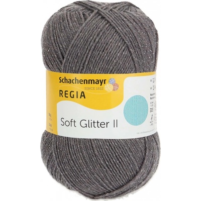 Regia 4-Ply Soft Glitter 97 Šedá
