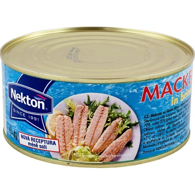 Nekton Makrela vo vlastnej šťave 900g