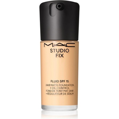 MAC Cosmetics Studio Fix Fluid SPF 15 24HR Matte Foundation + Oil Control матиращ фон дьо тен SPF 15 цвят NC13 30ml