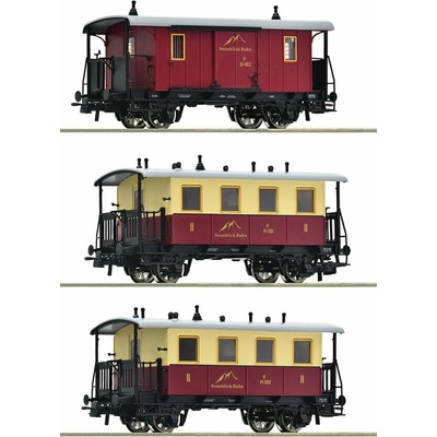 Roco 3dílná sada ozubnicového osobního vlaku Sonnblick-Bahn 6200063