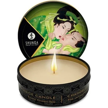 SHUNGA Масажна свещ с аромат на зелен чай - Massage Candle 30ml (SHUNGA0123)