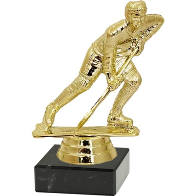 Figurka hokej muž zlatá 11,6 cm