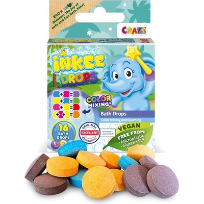 Craze INKEE Bath Drops koupelové vločky 48 g