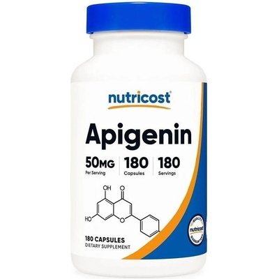 Nutricost Apigenin, 50 mg, 180 капсули, Nutricost (67846 (534101) NC)