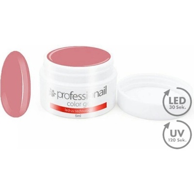 Professionail Barevný LED UV gel ROSIE Lososová 5 ml