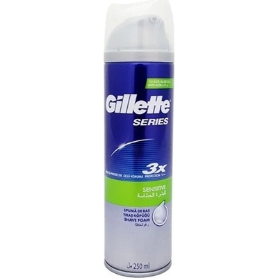 Gillette Series Sensitive pena na holenie 250 ml