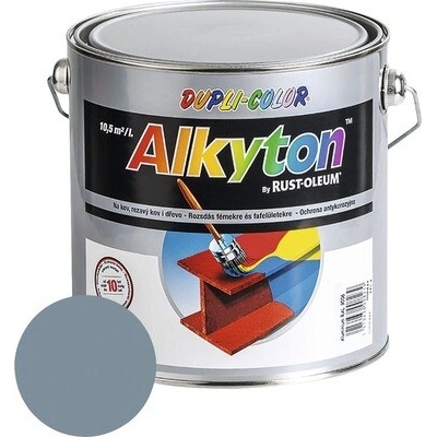 Alkyton dupli color satén šedý hliník 2,5 l