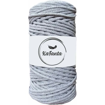 Bavlnená šnúra KaFanta 3 mm - šedá