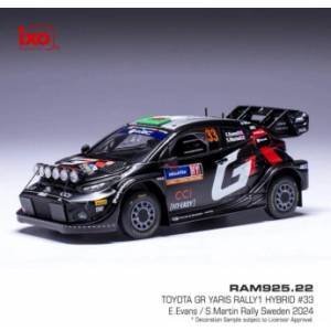 IXO Модели на автомобили и мотоциклети модел 1/43 Toyota Yaris GR Rally Sweden Evans - Martin - 1: 43 ( д (TRS7355-4021)
