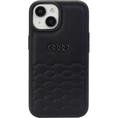 Audi Кейс Audi GT Synthetic Leather за iPhone 15 6.1"", черен / черен, твърд, AU-TPUPCIP15-GT/D2-BK (KXG0075356)