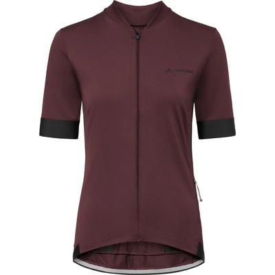 Vaude Дамска фланелка с къс ръкав за колоездене Vaude Women's Kuro Full-Zip Tricot II Cycling jersey - Dark Oak - размер 38 (EU) (156-2124-0512)