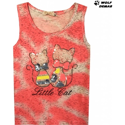 Kugo dívčí tílko M2051 lososové – Hledejceny.cz