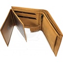 Mercucio Kožená Peněženka sv. Hnědá - Kapr lysec