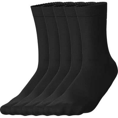 Esmara dámské ponožky s BIO bavlnou 5 párů černá – Zboží Dáma