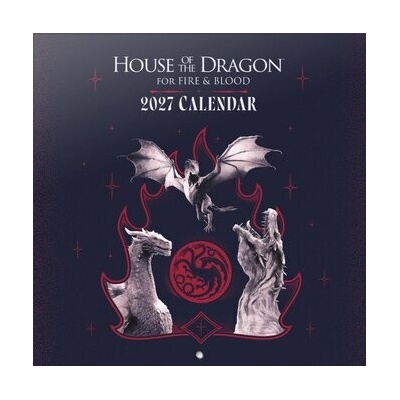 Oficiálny nástenný s plagátom House of the Dragon SQ 30 x 30|60 cm 2027