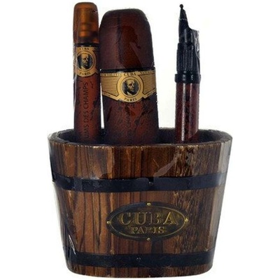 Cuba Cuba Gold, SET: EDT 100 ml + EDT 35 ml + EDT 20 ml Pre mužov