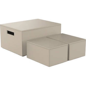Decor Walther Кутии за съхранение Brownie пясъчен цвят 3 бр (0943047)