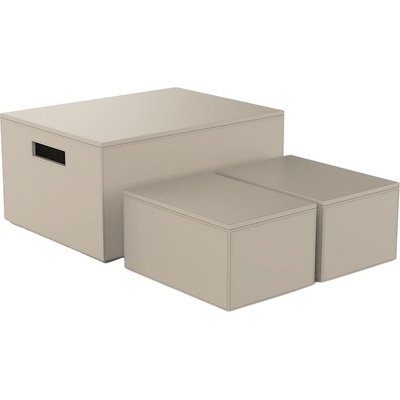 Decor Walther Кутии за съхранение Brownie пясъчен цвят 3 бр (0943047)