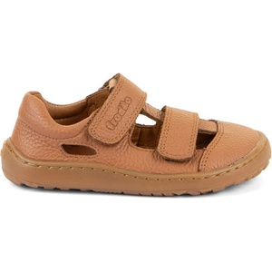 Froddo Детски боси сандали froddo sandal velcro ii, кафяви коняк - 27