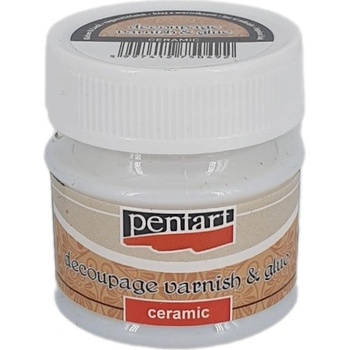 pentart Lepidlo a lak na decoupage keramiky 50ml