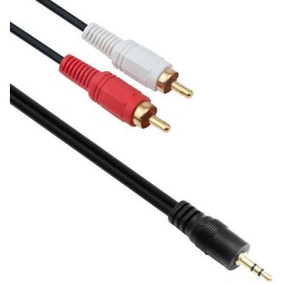 DeTech Аудио кабел DeTech 3.5 - 2RCA , High Quality, 3m (18074)