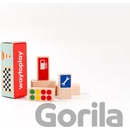 Waytoplay pretekárske značky set 8 ks drevených značiek