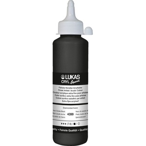 LUKAS Cryl Liquid АКРИЛНА боя Iron Oxid Black 250 ml 1 бр (43990250)