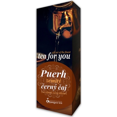 Růžová čajovna Pangea Tea Dárková kolekce Tea for You PUERH 2 x 50 g